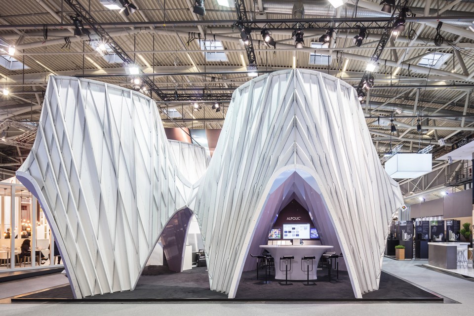 007-BAU2017 Mitsubishi Plastics ALPOLIC (TM) Fair Stand by UNStudio