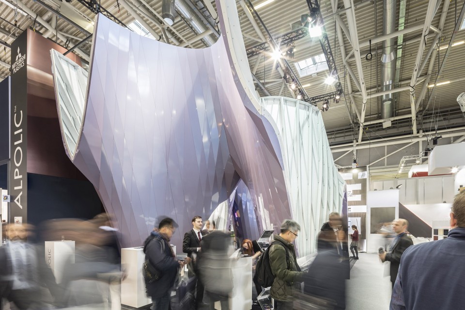 010-BAU2017 Mitsubishi Plastics ALPOLIC (TM) Fair Stand by UNStudio