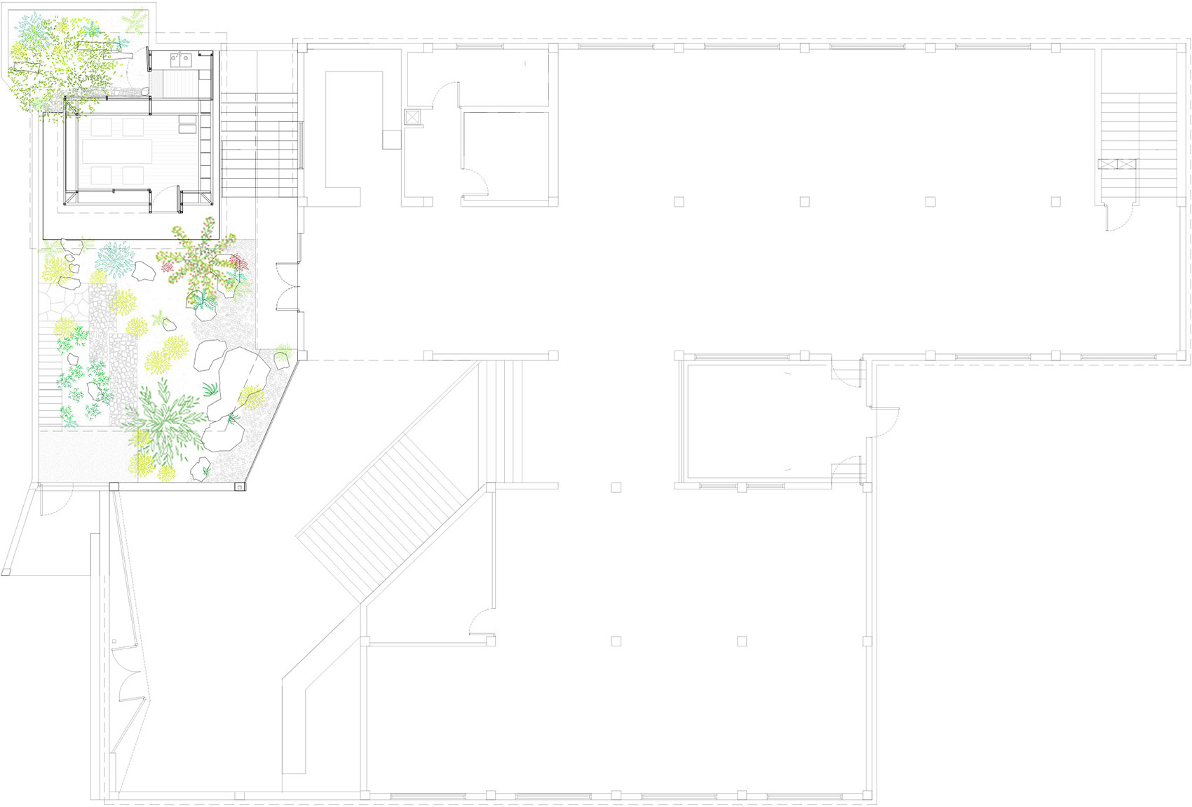 Tea House in Li Garden, Shanghai by Atelier Deshaus 谷德设计网