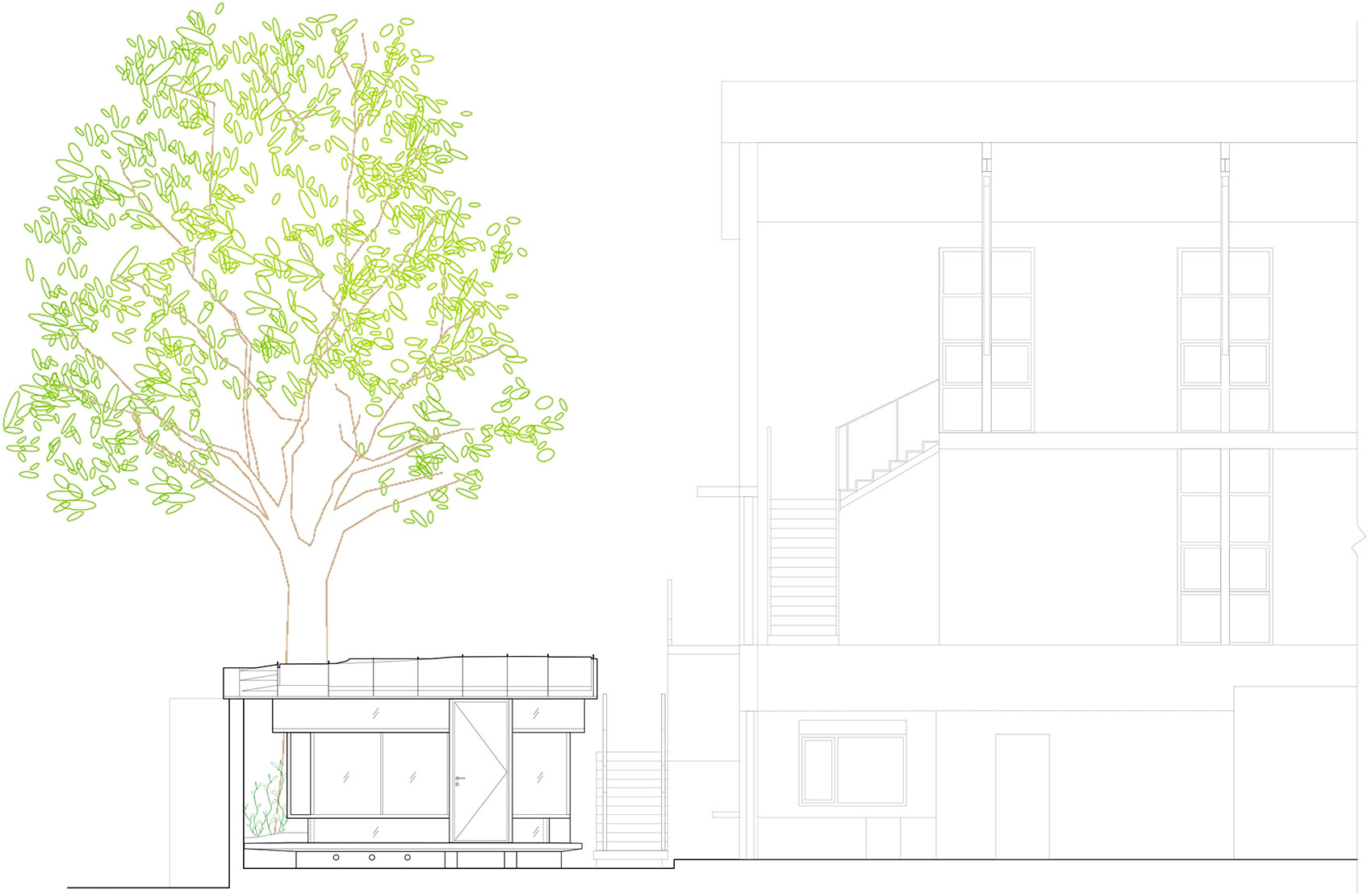 Tea House in Li Garden, Shanghai by Atelier Deshaus 谷德设计网