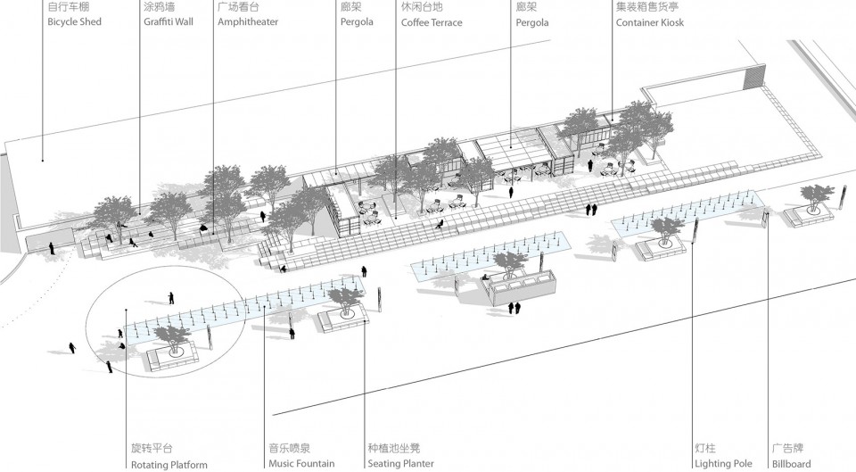 023-Waiting for the Next Ten Minutes - U-Center Plaza by by Z + T STUDIO