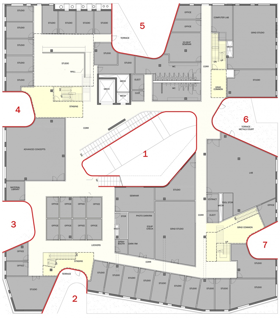 visual arts building university of iowa by steven holl architects
