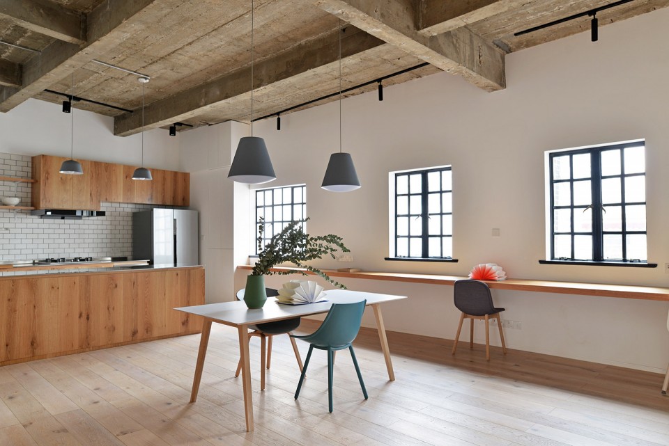 2-living and kitchen_House-H_kooo architects