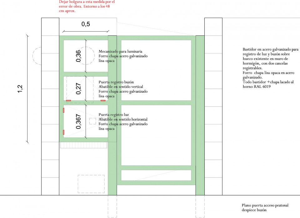 24-Santiago Apostol 22 Street Door Renovation by Genoveva Carrion Ruiz