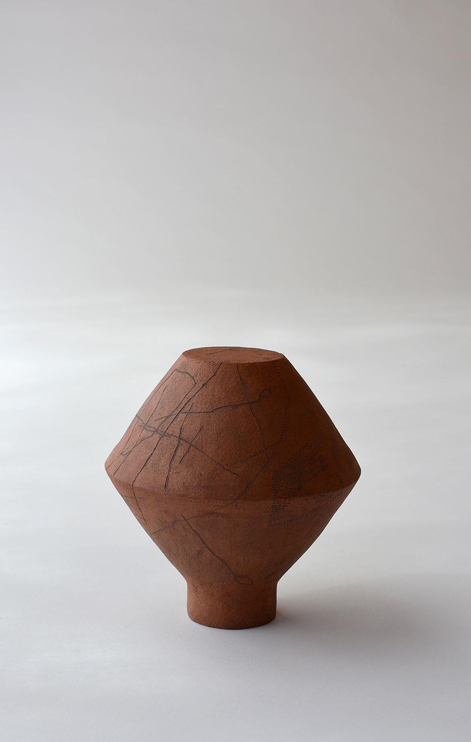 ”nightfall” and “between coming and going” series of ceramics works by