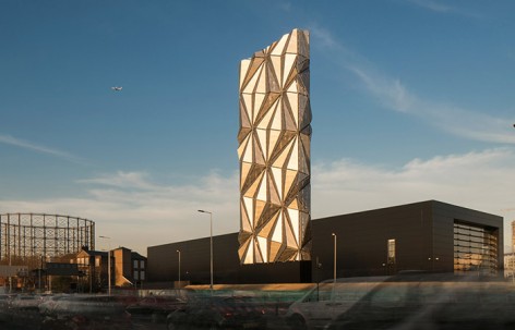 “光之斗篷” － 格林威治半岛低碳能源中心 / C. F. Møller Architects