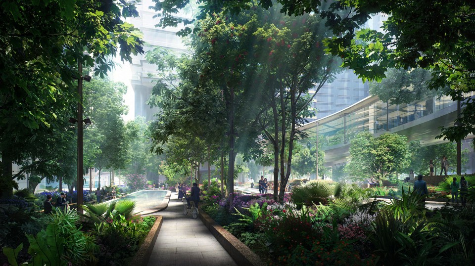 001-Taikoo Place Landscape Design by Gustafson Porter + Bowman
