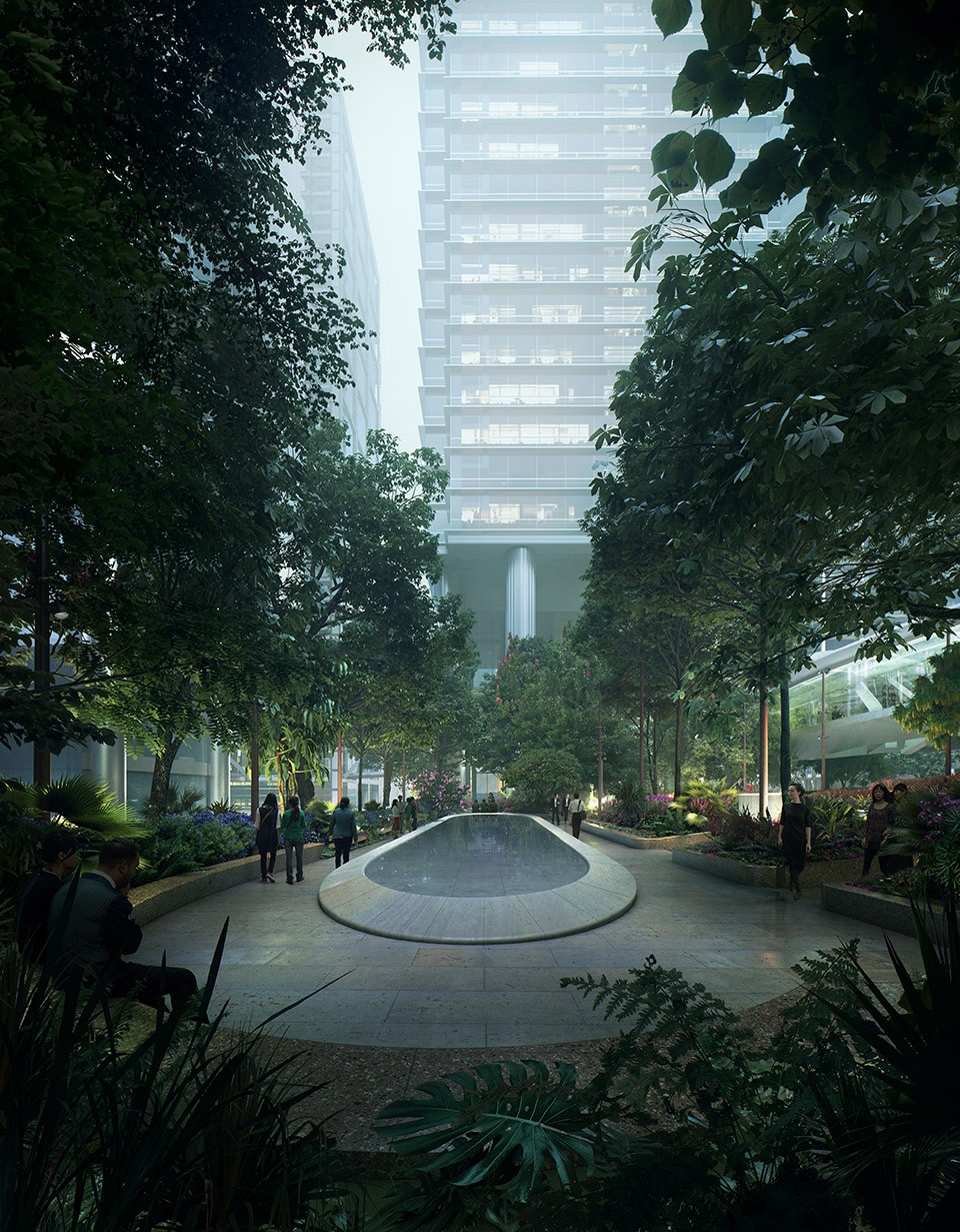 004-Taikoo Place Landscape Design by Gustafson Porter + Bowman