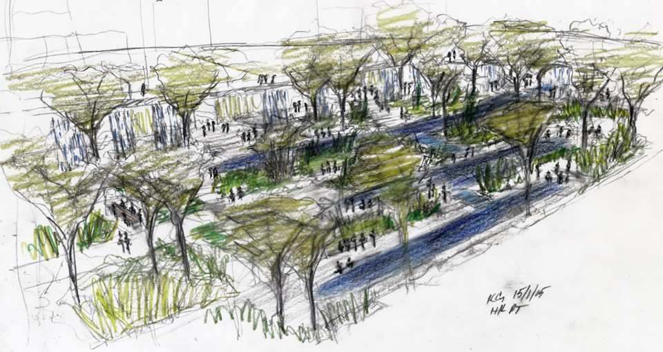 006-Taikoo Place Landscape Design by Gustafson Porter + Bowman