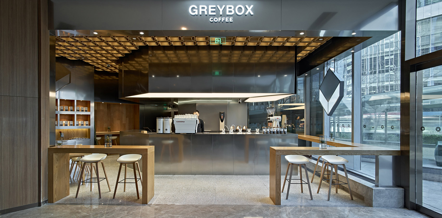 greyboxcoffee北京嘉里中心店方式设计