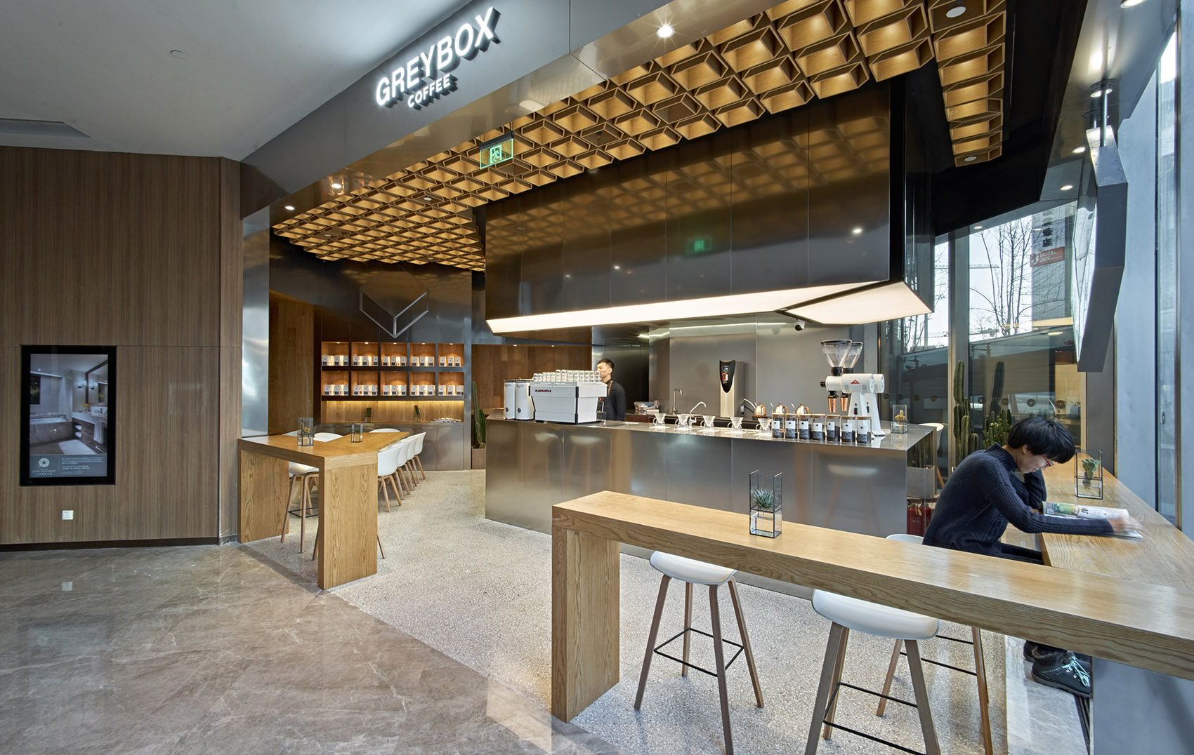 greyboxcoffee北京嘉里中心店方式设计