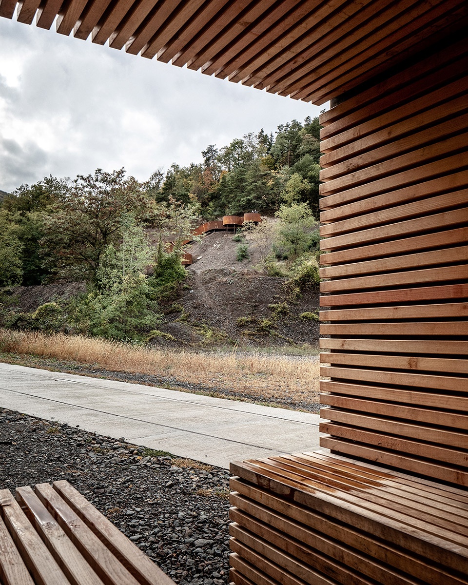 the chemin des carrieres quarries track by reiulf ramstad arkitekter