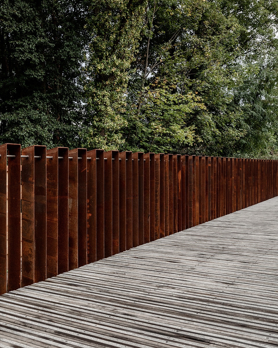 the chemin des carrieres quarries track by reiulf ramstad arkitekter
