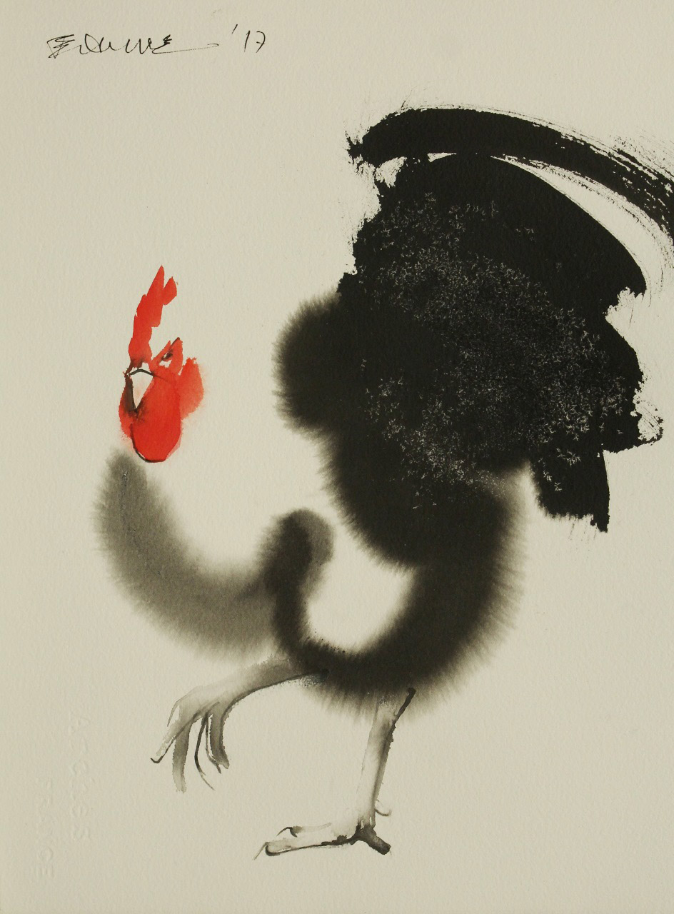 2 (944x1280)- Powerful Ink Paintings by Endre Penovac For The Year of Rooster