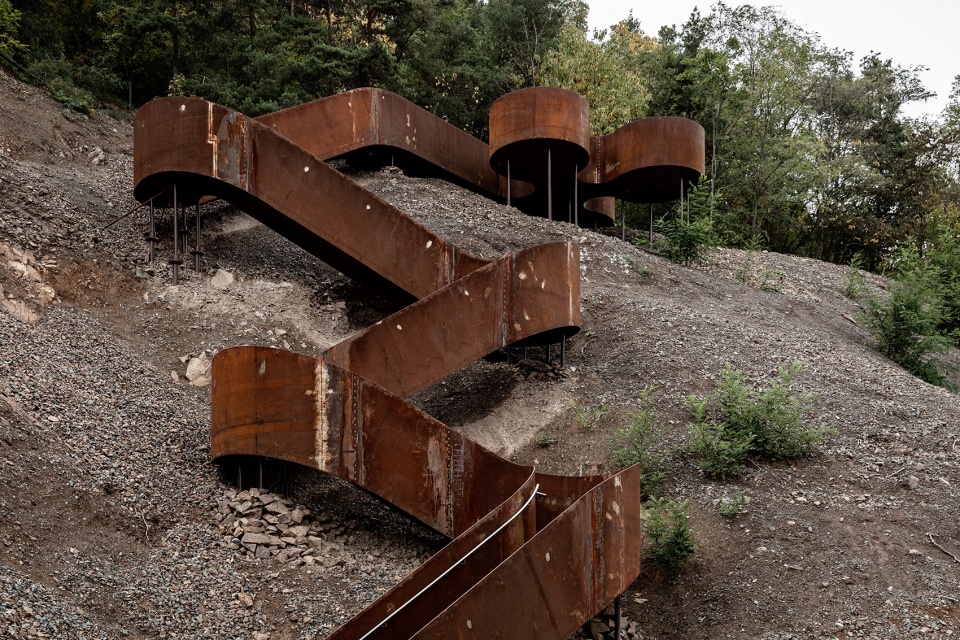 the chemin des carrieres quarries track by reiulf ramstad arkitekter