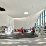 能阅读也能野餐聚会睡大觉的法国蒂翁维尔媒体图书馆 / Dominique Coulon & associés