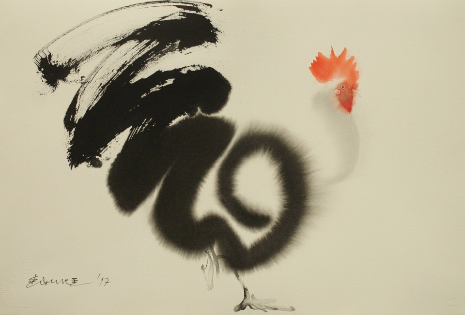 7 (1280x868)- Powerful Ink Paintings by Endre Penovac For The Year of Rooster