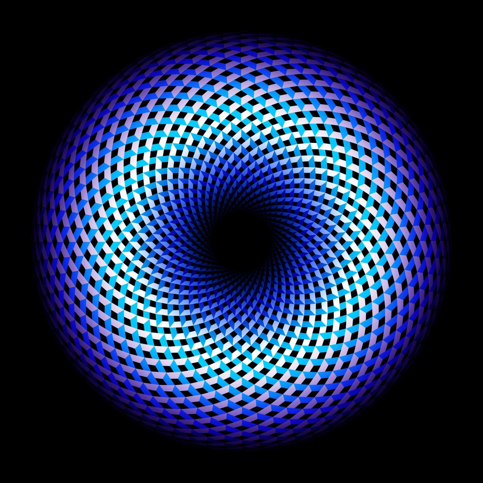 BARDULA-la-ligne-ART-PARIS-2017-INTERFERENCE BLEUE-hommage-à-Julio-Le-Parc-