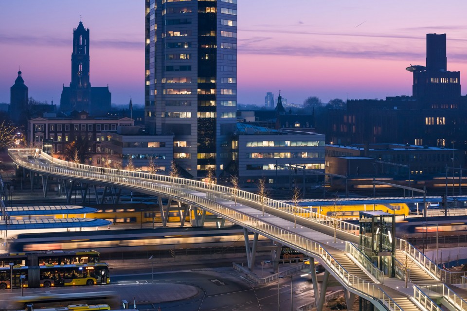 Moreelsebrug; Utrecht; Centraal Station; Cepezed Architects Delft; 2017;