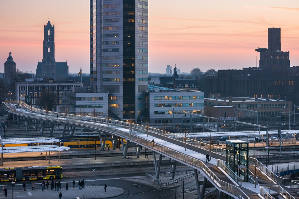 Moreelsebrug; Utrecht; Centraal Station; Cepezed Architects Delft; 2017;