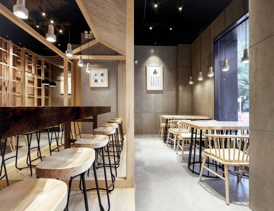 湖北欢易小面餐厅设计众舍空间设计