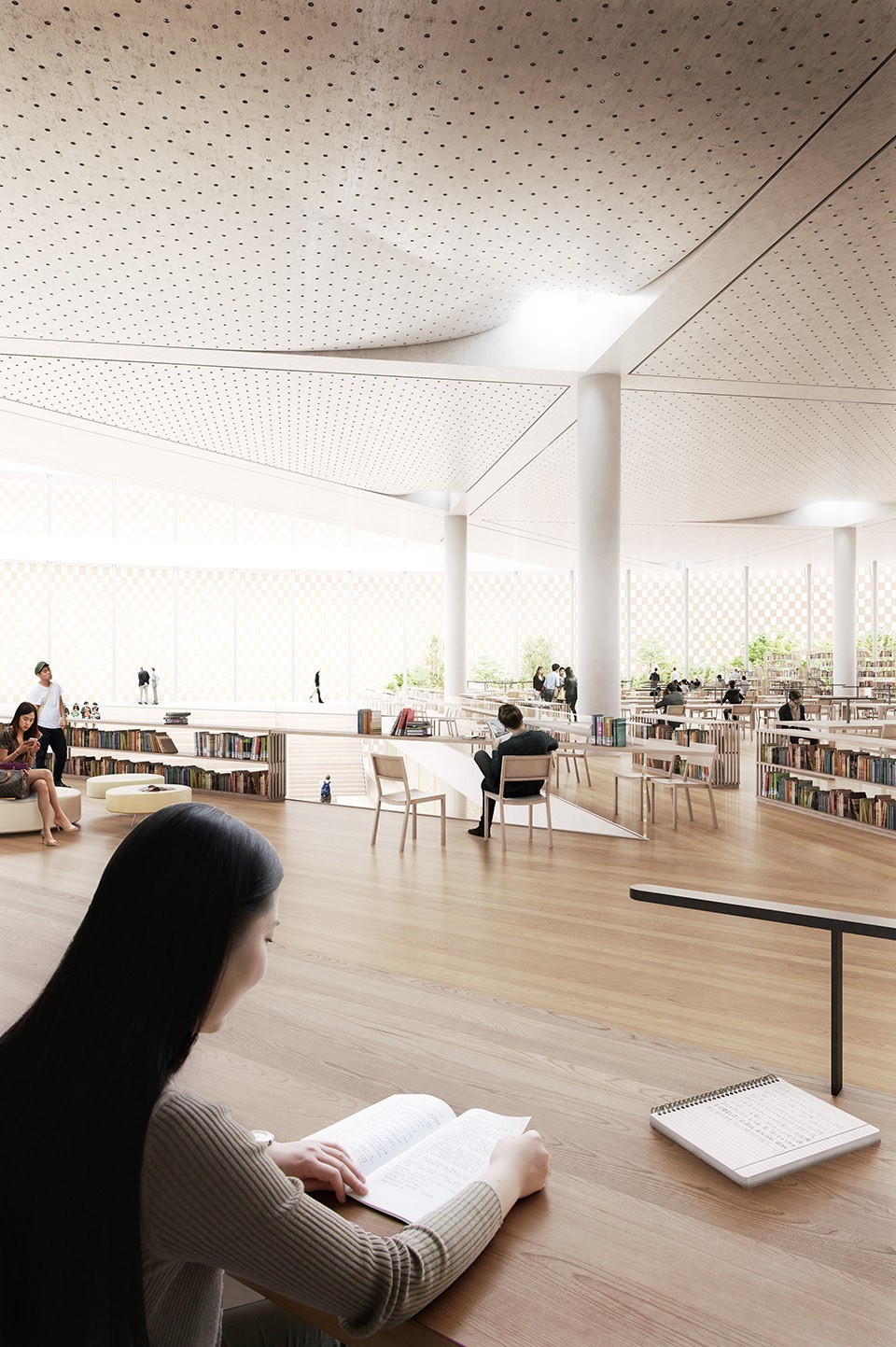 003-The-Shanghai-Library-East-Hall-Concept-Design-by-nARCHITECTS-960x1443