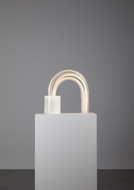 008-Let There be Art LightLEHANNEUR_Spring Lamp (White 44 cm)_01