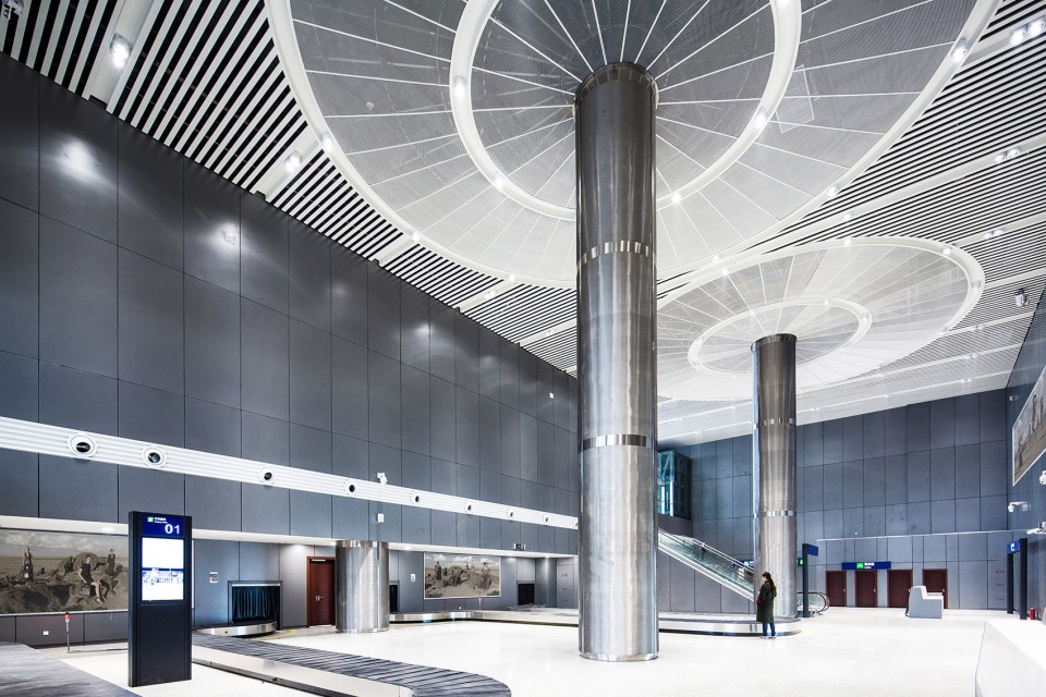 16.1.一层到达区、行李提取Interior Design Of Shangrao Sanqingshan Airport by GRAND WISDOM