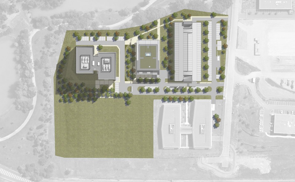 6-site plan_site of thales_LCR ARCHITECTES