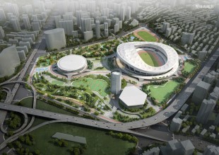 001-The-urban-planning-for-Shanghai-Xujiahui-Sports-Park-By-HPP-960x679