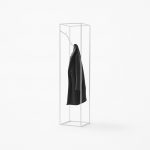 New side tables “tent” and a coat stand “koeda” for Capellini By nendo