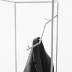 New side tables “tent” and a coat stand “koeda” for Capellini By nendo