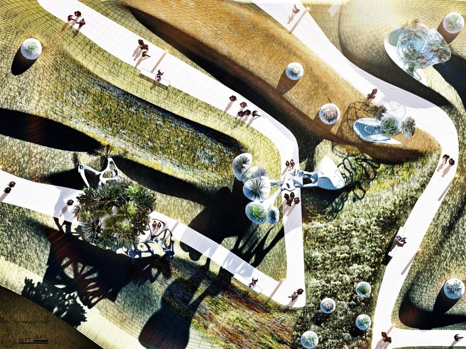 004-River Habitable Bridge & the Floating Gardens