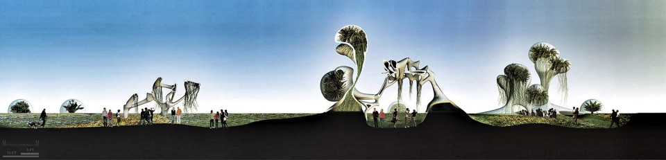005-River Habitable Bridge & the Floating Gardens