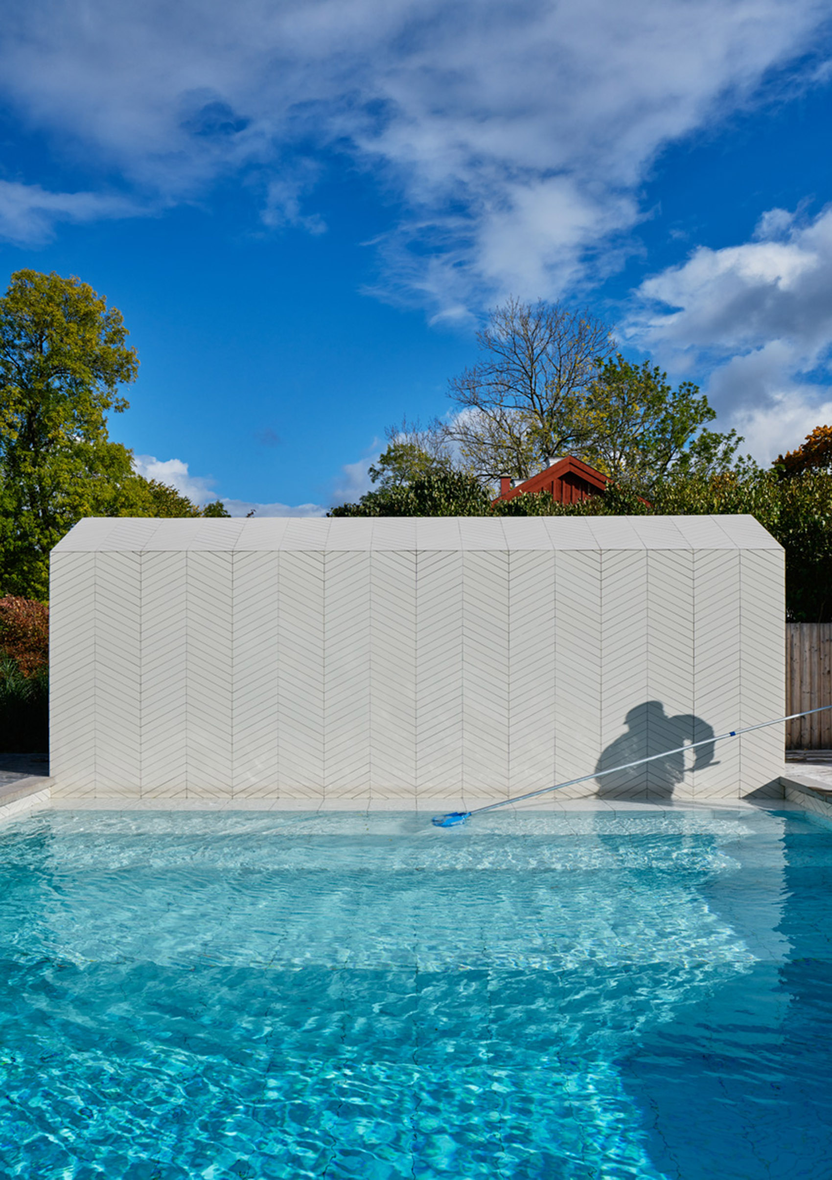 Parquet Patterned Pool and Spa, Sweden / Claesson Koivisto Rune ...