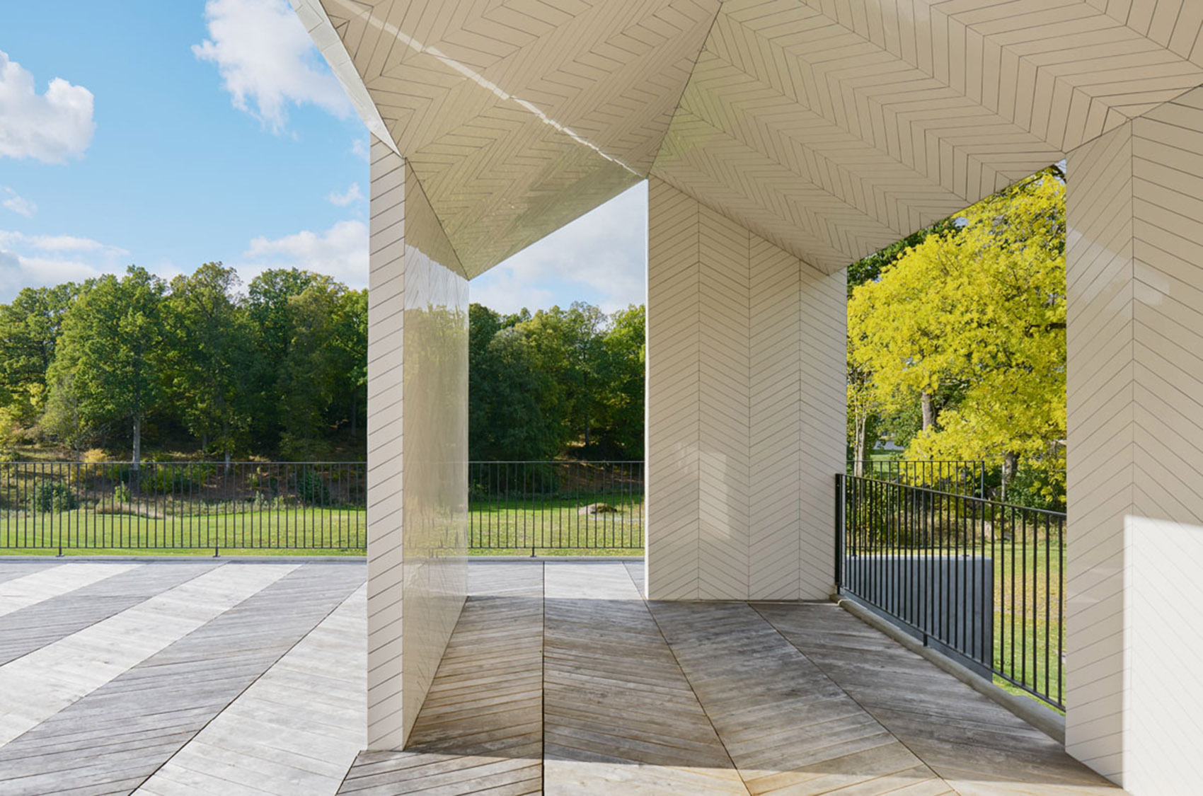 Parquet Patterned Pool and Spa, Sweden / Claesson Koivisto Rune ...