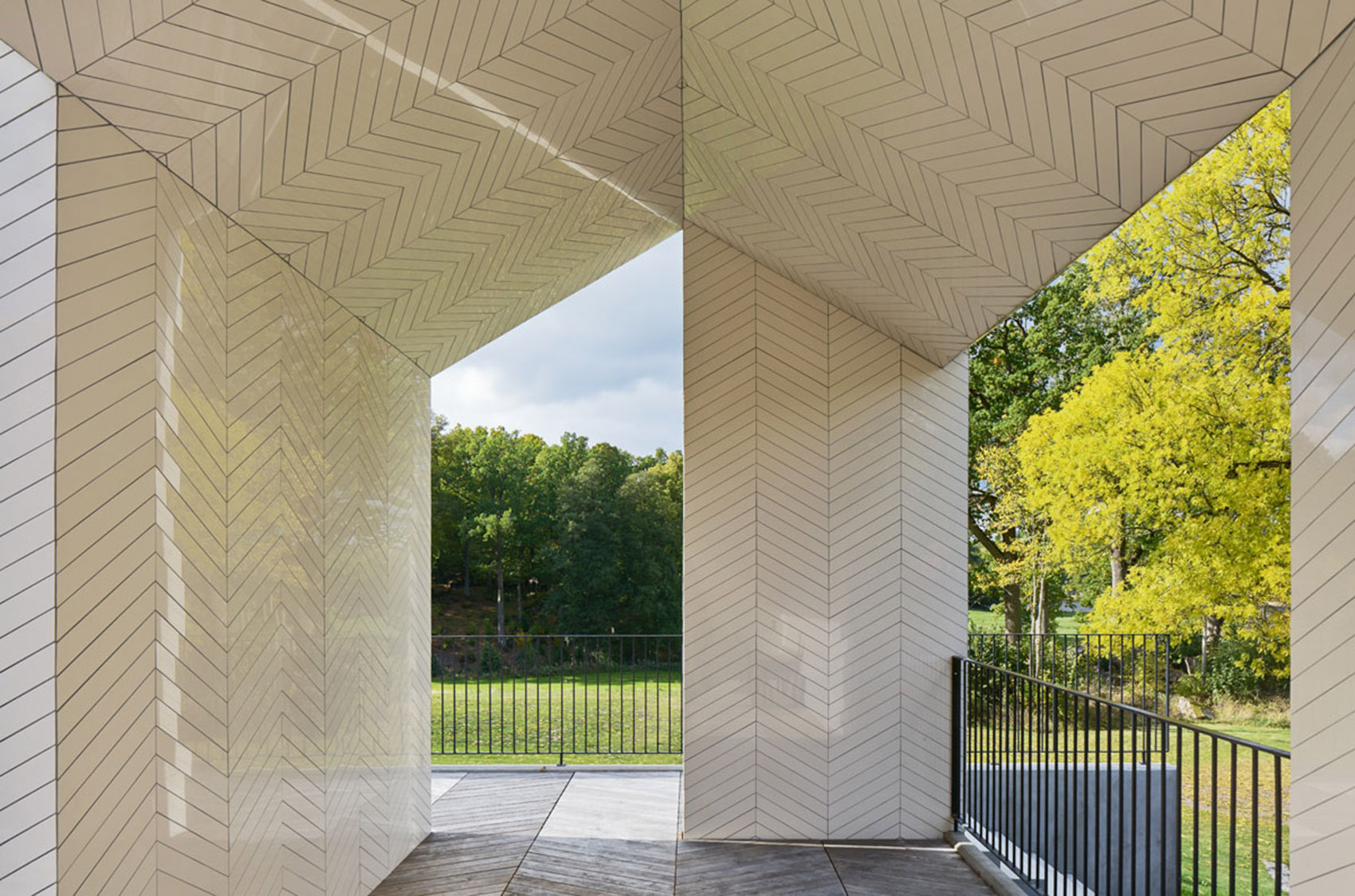 Parquet Patterned Pool and Spa, Sweden / Claesson Koivisto Rune ...