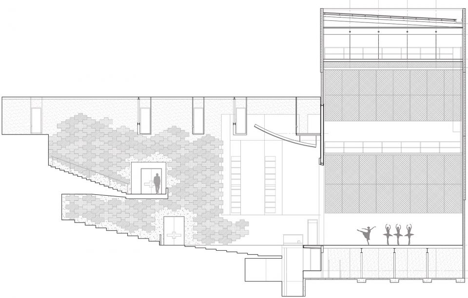 Ulumbarra Theatre Section Through theatre