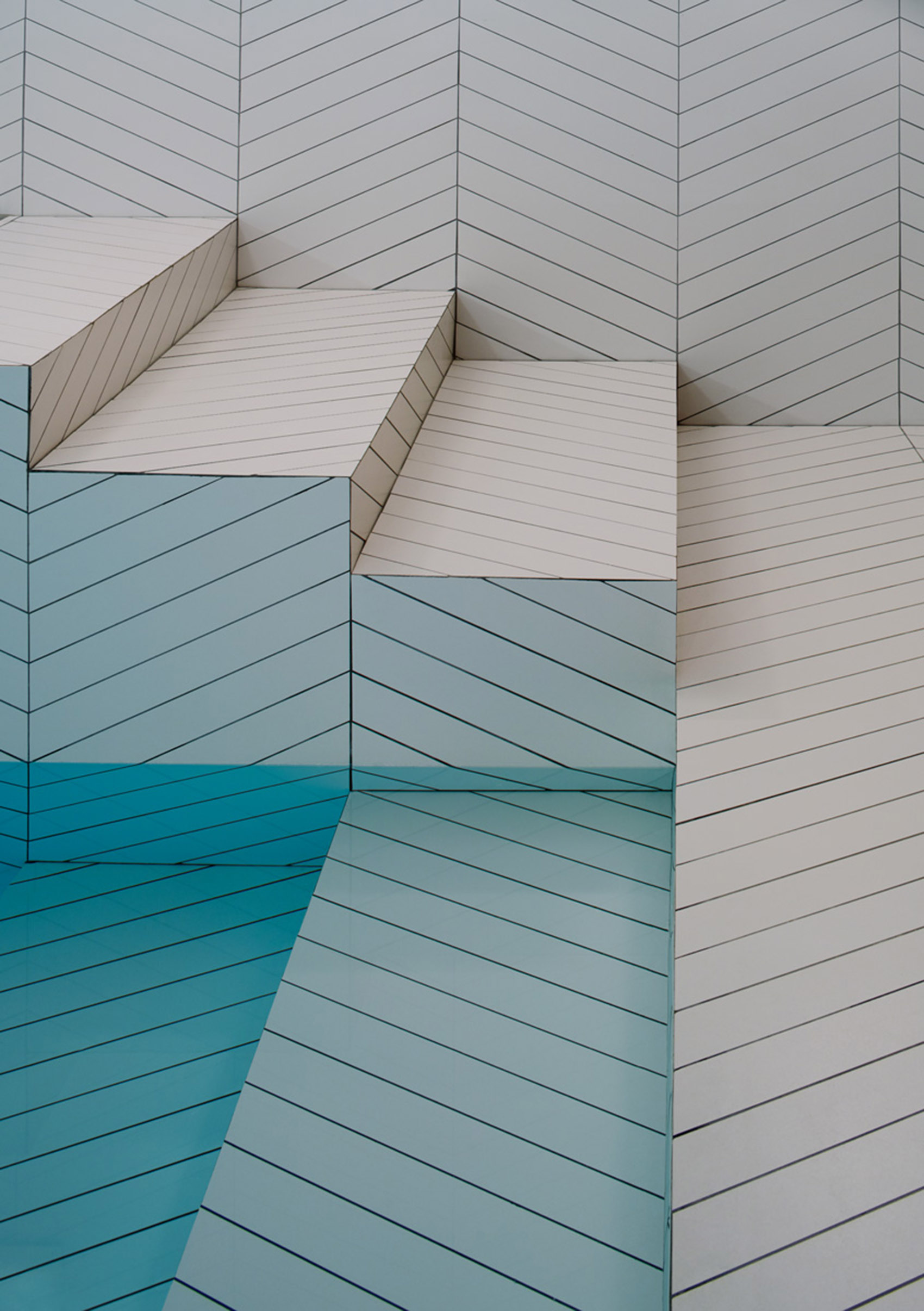 Parquet Patterned Pool and Spa, Sweden / Claesson Koivisto Rune ...