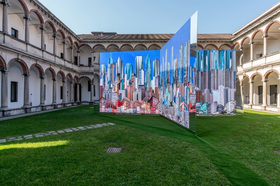 038-City DNA art installation