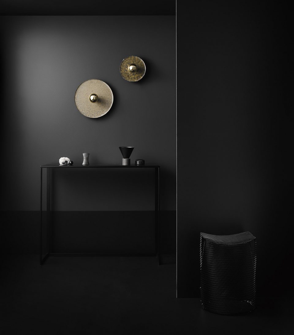 Igneous Wall Light Large and Small unlit
