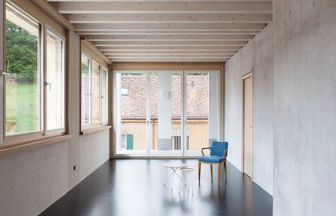 两栋小住宅的组合规划，瑞士 / Schneider Türtscher Architekten