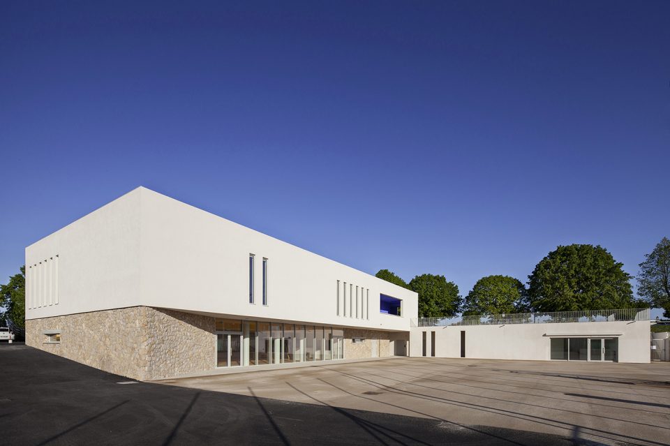 Sports complex and school canteen