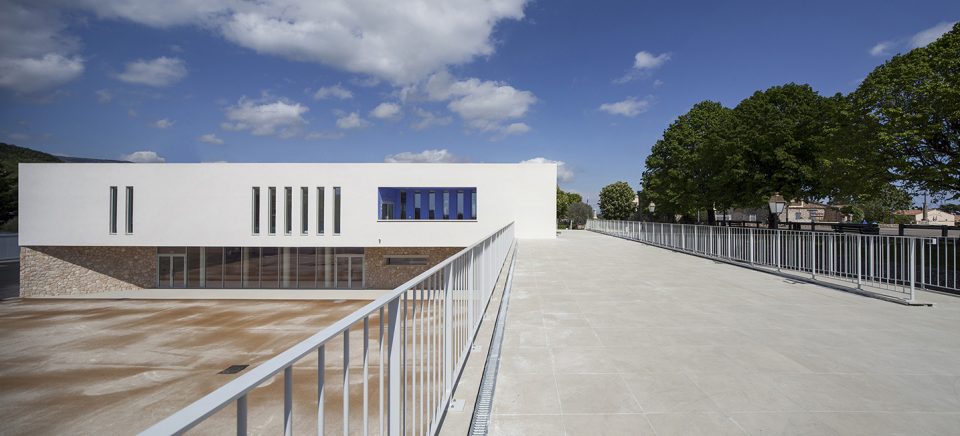 Sports complex and school canteen