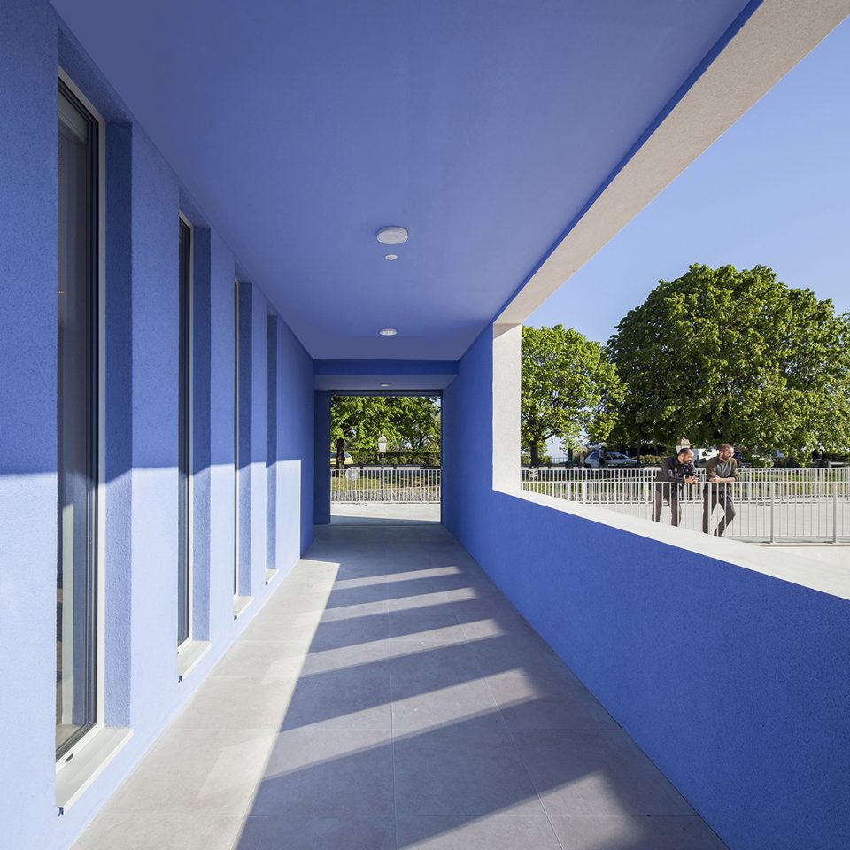 Sports complex and school canteen