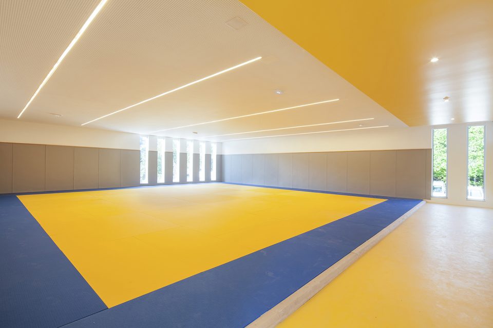 Sports complex and school canteen