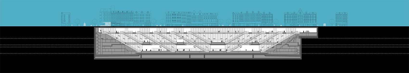 The North south Metro Line of Amsterdam by Benthem Crouwel Architects