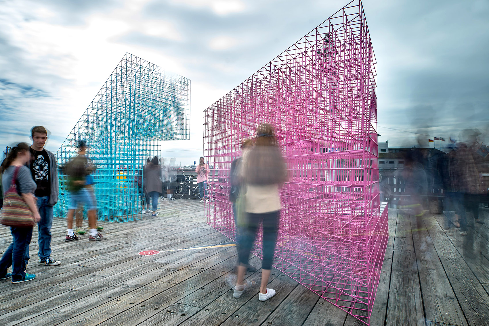 "逃离",圣巴巴拉当代艺术博物馆的获奖艺术装置