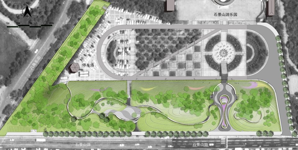 New perspectives on Changan Avenue by Beijing Beilin Landscape Architecture institute