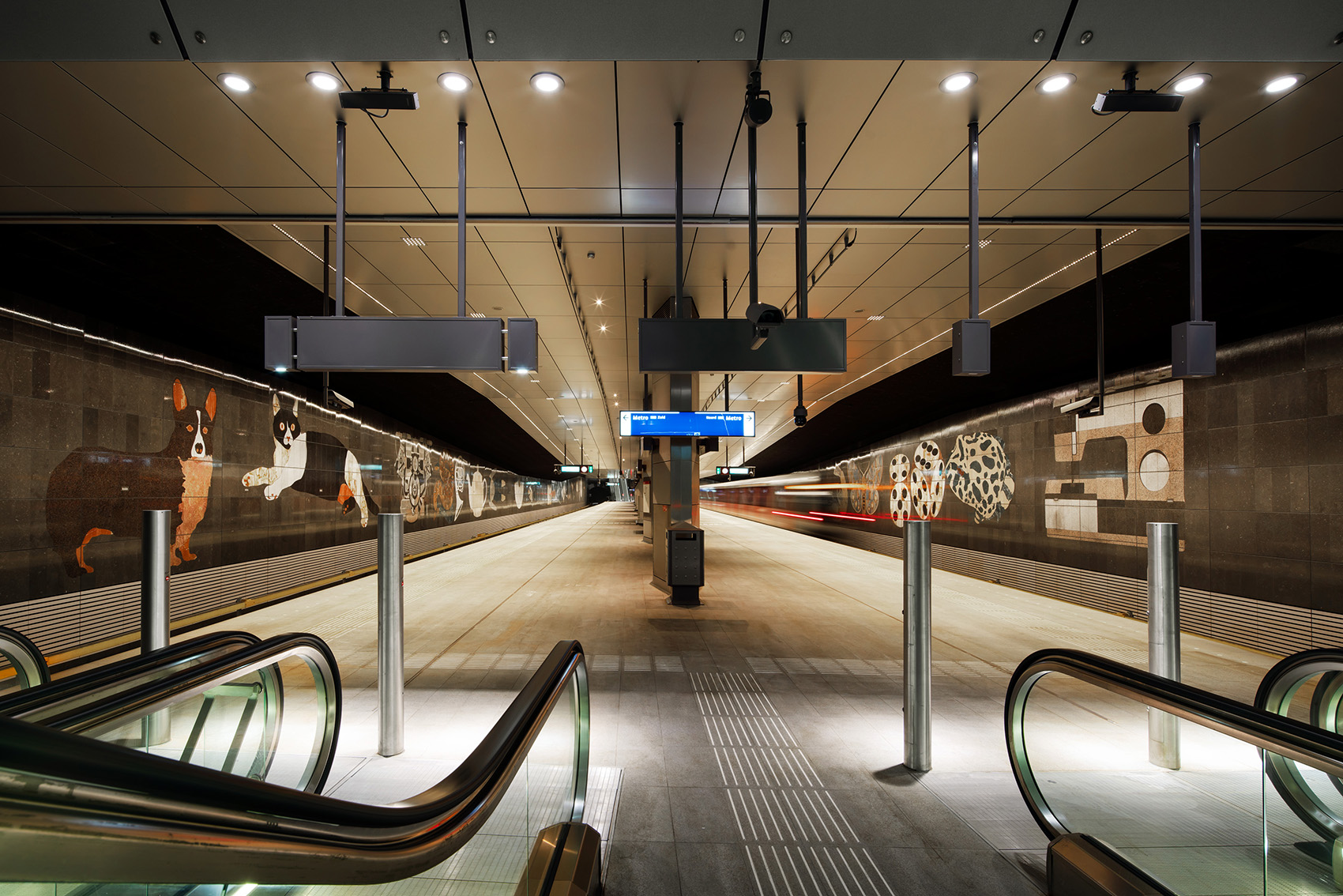 The North south Metro Line of Amsterdam by Benthem Crouwel Architects